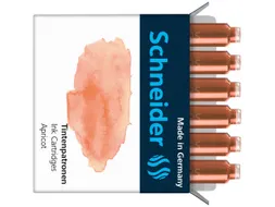 Inktpatronen Schneider pastel Abrikoos doos 6st.