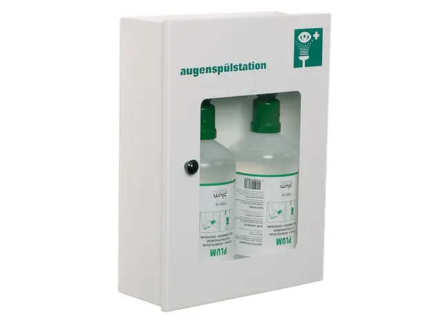 Armoire Kit Lave-Yeux P. Acide/Alcalin A. Flacons Lave-Yeux