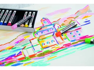 Oliepastelkrijt Eberhard Faber Artist Color 11mm doos a 12 st assorti - 7