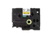 Cassette originale à ruban auto-laminé noir sur jaune pour étiquete
