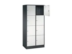 grootvolume-lockersysteem,RAL 7021/RAL 7035,HxBxD 1950x820x500mm