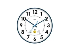 Horloge murale CEP Orium 35 cm avec capteur de CO2 pour un climat int