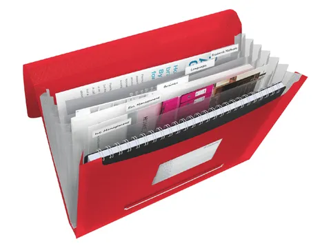 Projectmap Vivida Pp A4 Rood 6 Vaks