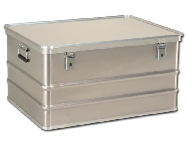 Aluminium Transportkist Hxlxb 410X788X588Mm 156L Stapelbaar