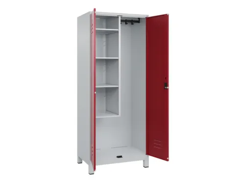 schoonmaakkast,HxBxD 1950x800x500mm,links 4vakken