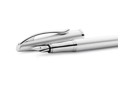 Schrijfset Pelikan Jazz Noble Elegance K36+P36 medium zilver