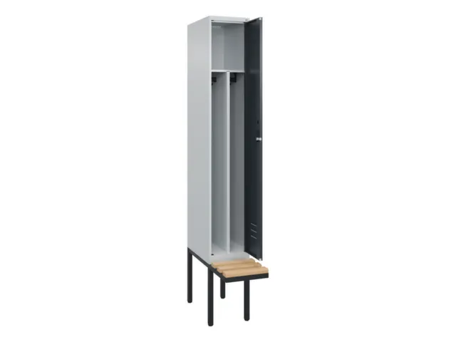locker voor scheiding van kleding,HxBxD 2120x300x815mm,1vak