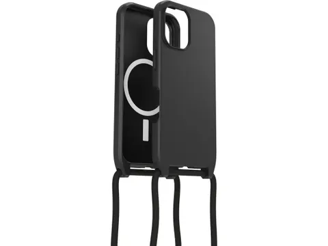 Otterbox React Necklace Mag iPhone 16 Hoesje zwart