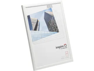 Hampton fotokader, 1.4 cm PVC profiel, wit, A4 - 2