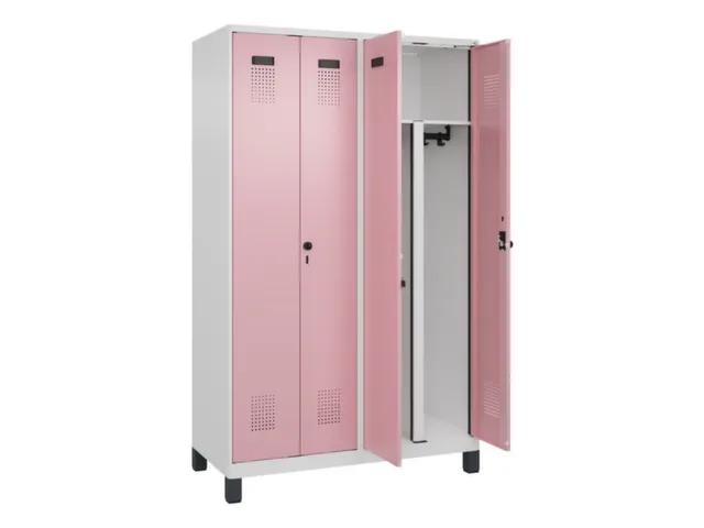 PBM-locker,HxBxD 1950x1200x500mm,4vak,vak B 300mm,draaigrendel