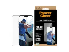 PanzerGlass Screen Protector iPhone 17 Pro Max | Ultra-Wide Fit w.