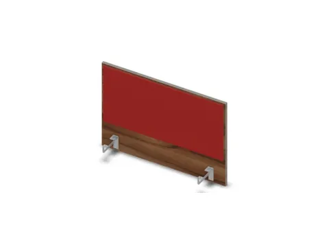 opzetpaneel bureau aanbouw achter NP-tiepolo nut BN4011-rood 800mm