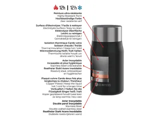 Lunchbox Les Artistes Paris 700ml geïsoleerd met lepel Camera - 9