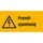 waarschuwings-combibord,v. binnen/buiten,Externe spanning,PVC