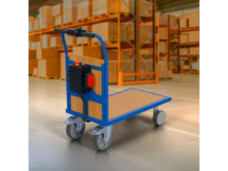 Elektrische kopwandwagen,accu,draagverm. 500kg,laadvl. LxB 1200x800mm - 1