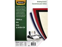 Voorblad Fellowes A4 Chromolux 250 gram karton blauw 100stuks