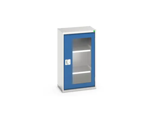 vitrinekast,HxBxD 900x525x350mm,2xStalen bodem,romp RAL7035