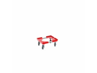 Dolly,Draagverm. 300Kg,Platform Open,Staalplaat,M. Kunststof Hoeken - 1