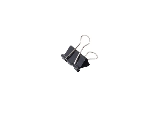 Papierklem MAUL 213 Foldback 25mm capaciteit 9mm zwart
