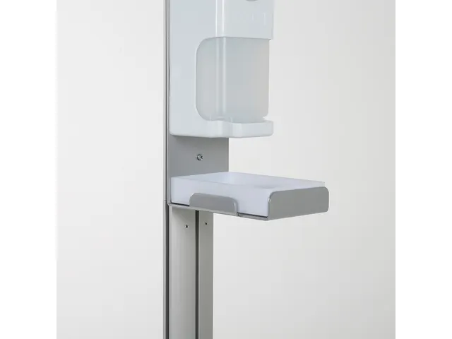 Désinfection des mains Seco standard de 1,5 m de hauteur. Avec cadre