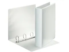 Presentatieringband A4 4-rings D-mech 16mm wit 10 Stuks