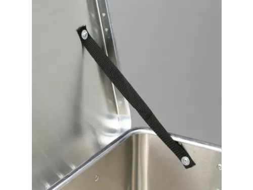 Aluminium transportbox,HxLxB 265x435x335mm,wanden gesloten