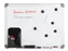 Whiteboard Desq 600x900mm in kunststof draagtas