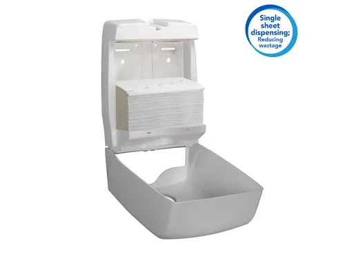 Handdoek Scott i-vouw 2-laags 212x186mm 16x220stuks wit 6609