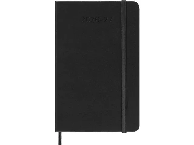 Agenda 2027 Moleskine 18M Planner Weekly 7dagen/1pagina pocket hc blac