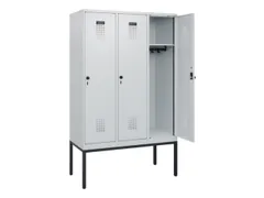 schoollocker,HxBxD 1950x1200x500mm,3vak,vak B 400mm,draaigrendel