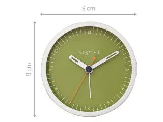 Wekker Nextime Small 9 cm groen - 9