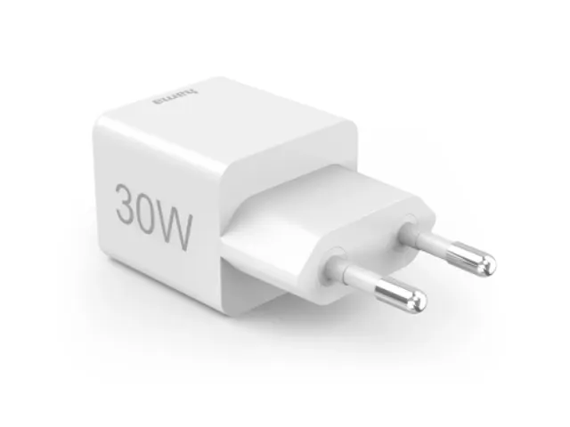 Oplader Hama USB-C/USB-A Mini PD 30W wit