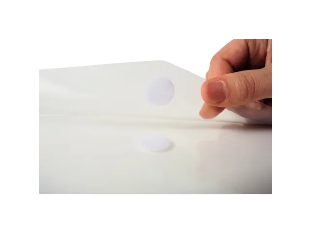 5 Envelop Tassen Pp Met Klittenband Sluiting A4 Transparant