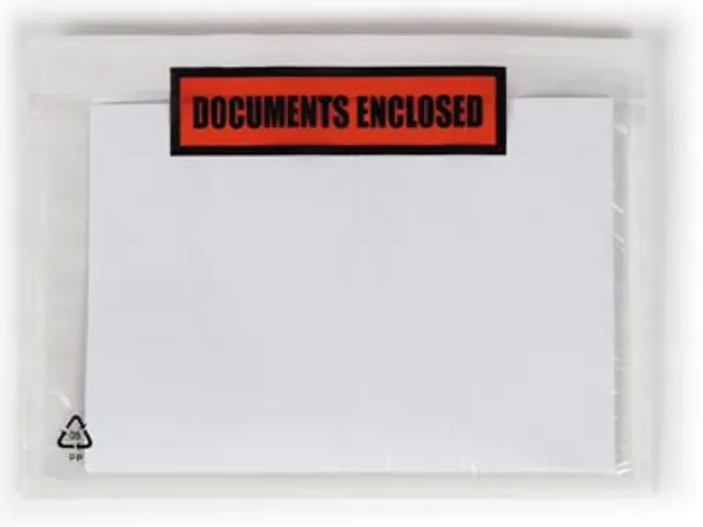 Paklijstenvelop Dokulops documents enclosed A6 165x115mm 1000 stuks