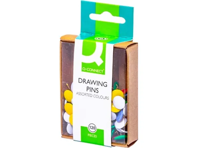 Punaises Geassorteerde Kleuren Doosje 120 Stuks