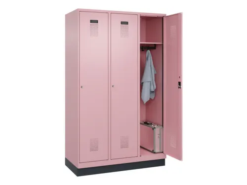 locker,HxBxD 1950x1200x500mm,3vak,vak B 400mm,cil.-slot,sokkel