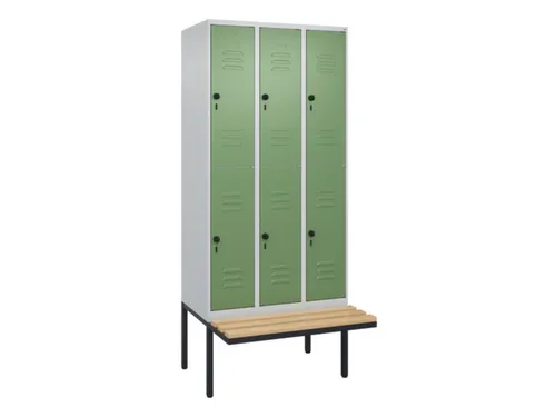 Dubbeldekse dekenkist,HxBxD 2120x900x815mm,3x2vak.,vak B 300mm