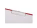 Klembord MAUL PVC folie Rood A4 staand