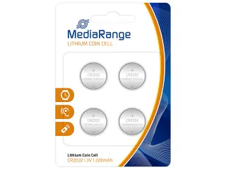Mediarange Cr2032 Knoopcel Batterijen 4-Pack Lithium 3V - 1
