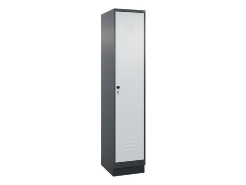 locker voor scheiding van kleding,HxBxD 1950x400x500mm,1vak