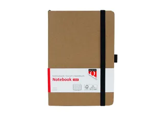 Notitieboek Quantore A5 lijn 192blz 80gr kraft - 1