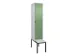 locker voor scheiding van kleding,HxBxD 2120x400x815mm,1vak
