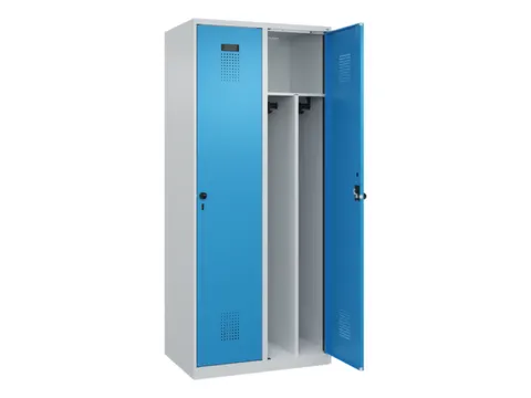 locker voor scheiding van kleding,HxBxD 1850x800x500mm,2vak