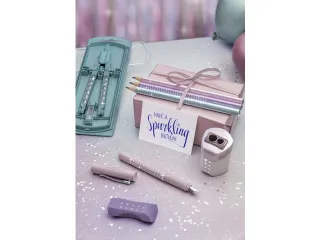 Potlood Faber-Castell Jumbo grip Sparkle ocean metallic - 8