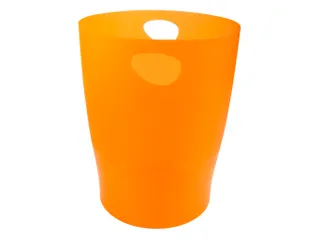 ECOBIN Papiermand 15 L oranje transparant - 1