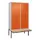 locker voor scheiding van kleding,HxBxD 2120x1200x815mm,4vak