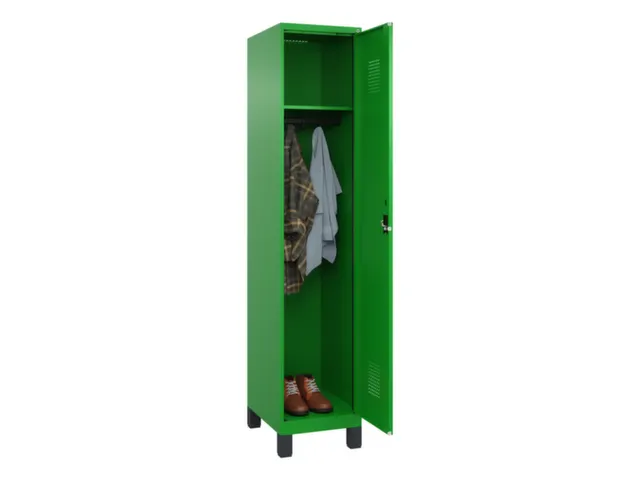 locker,HxBxD 1950x400x500mm,1vak,vak B 400mm,cil.-slot,voeten