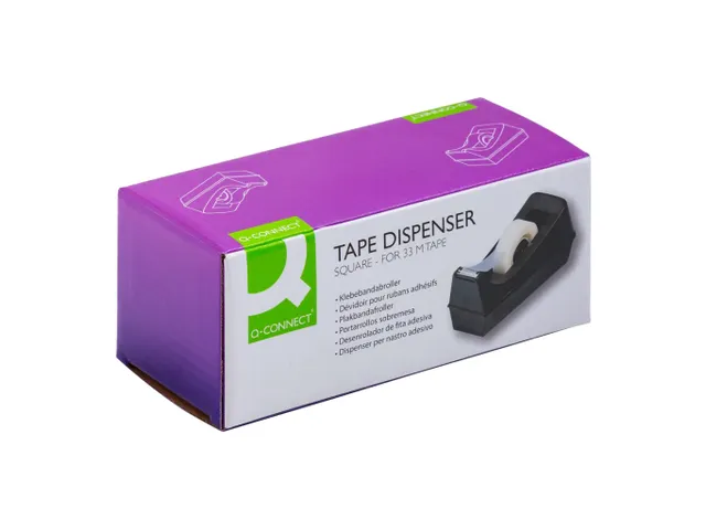 Plakbandhouder Rechthoekig 19mmx33m Antislip Zwart