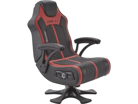 Xrocker Evora Gaming stoel zwart rood 2020014 PU leer 100kg