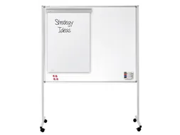 Multiboard mobile XL Met Grijs Prikbord 120x150cm